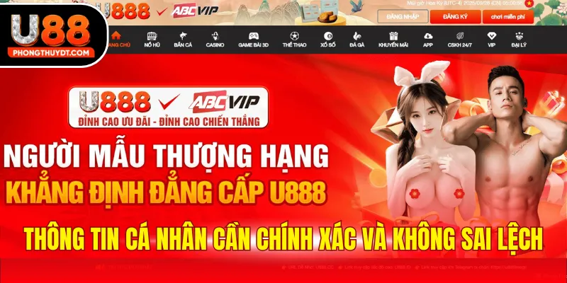Thông tin cá nhân cần chính xác và không sai lệch