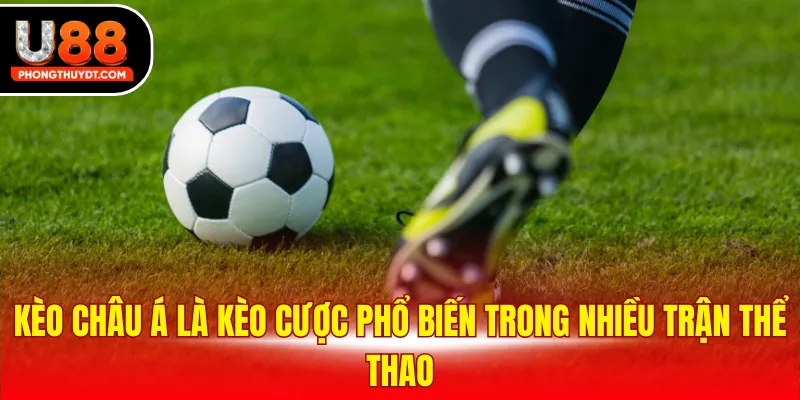 Kèo châu Á là kèo cược phổ biến trong nhiều trận thể thao
